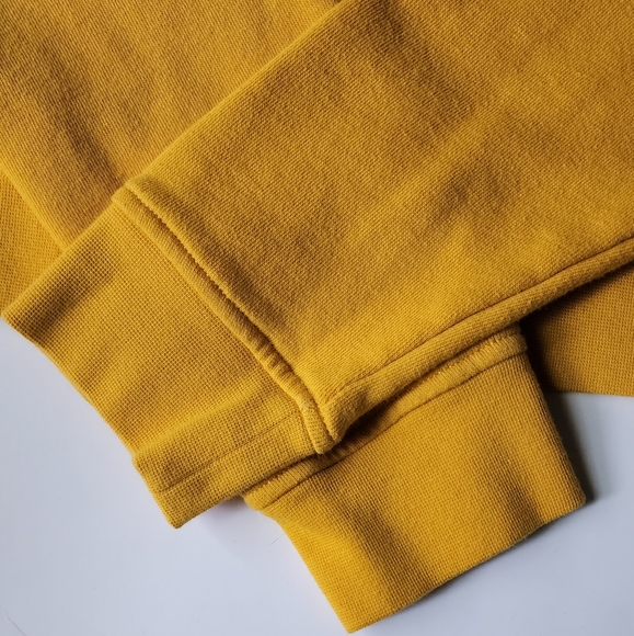 VANS Yellow Pullover Cropped Sweatshirt - Picture 5 of 7